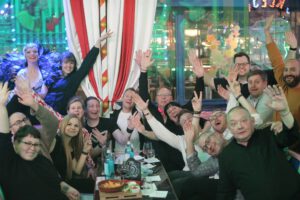 News 3 christmas party with voucher at lieschen muller berlin